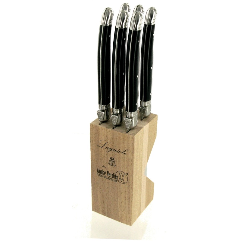 Black Laguiole Steak Knife Set