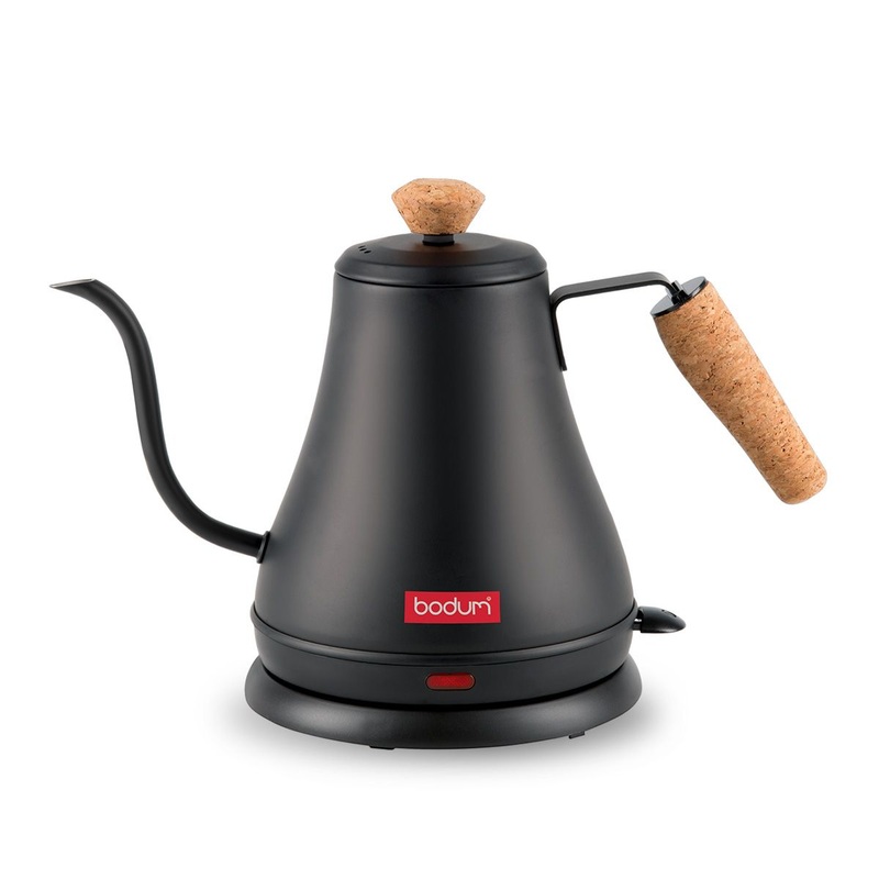 Bodum Matte Black Gooseneck Kettle