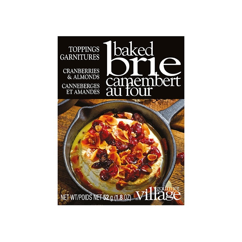 Cranberry and Almond Brie Topping