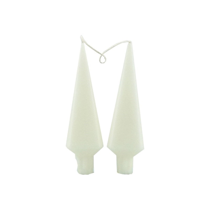 Danish Diamond Candles - Ivory