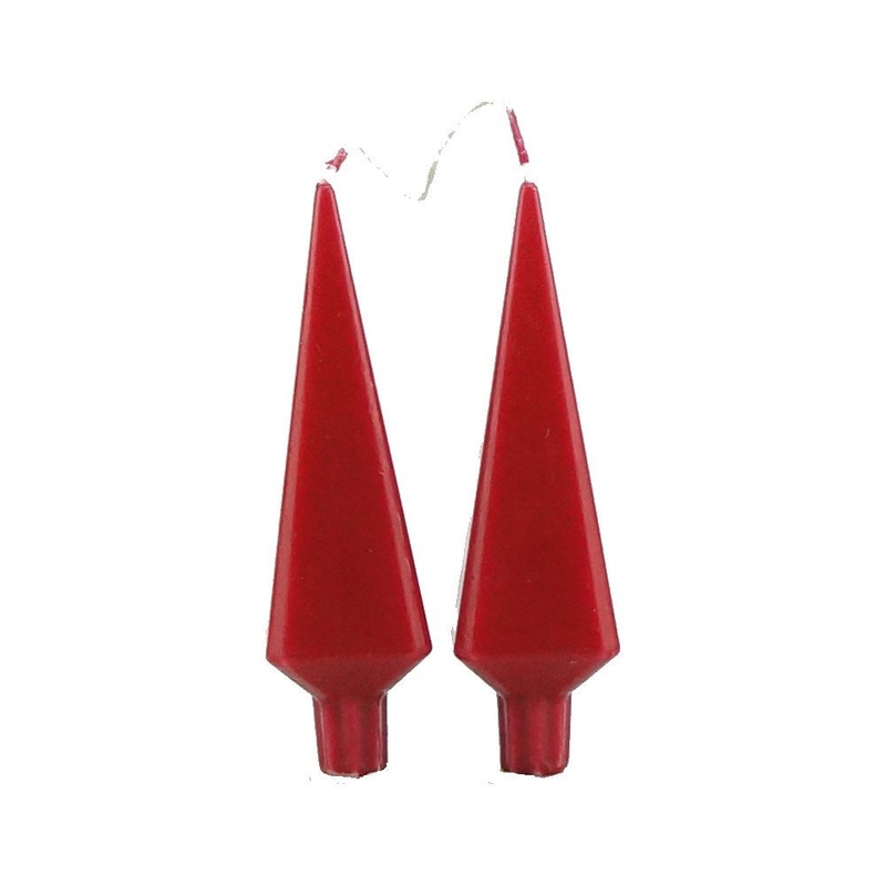 Danish Diamond Candles - Red