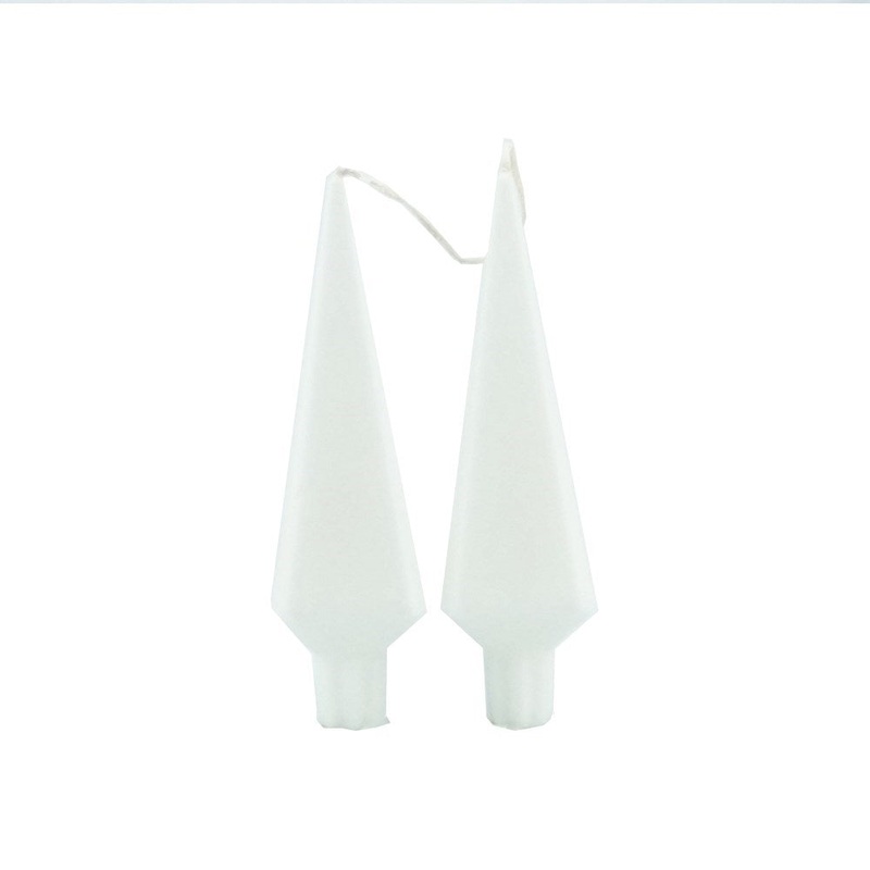 Danish Diamond Candles - White