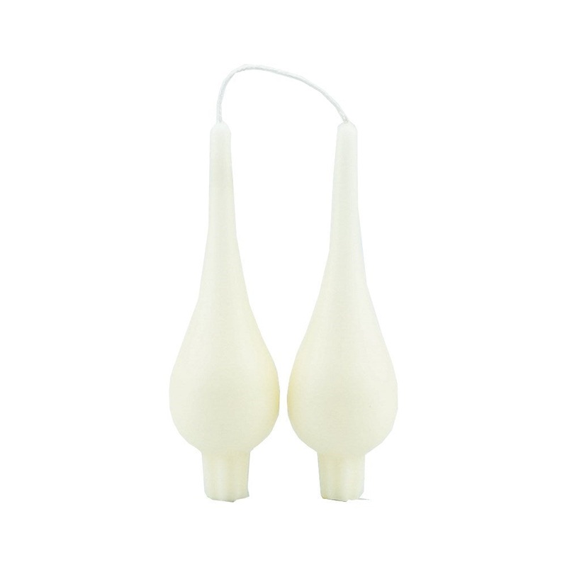 Danish Drop Candles - Ivory