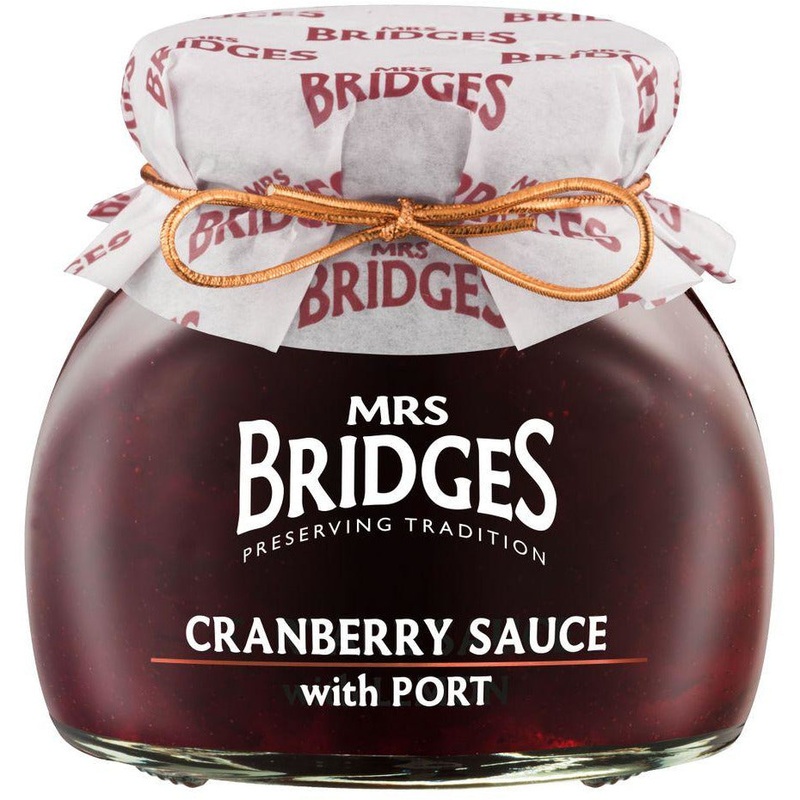 Mrs. Bridges Cranberry Sauce with Port