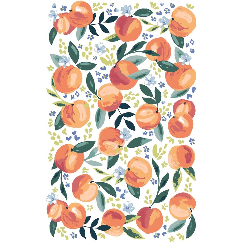 Peachy Tea Towel
