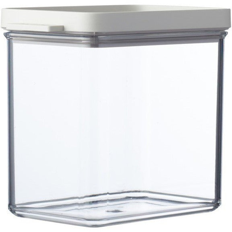 Rectangular Storage Box 1.1L - White
