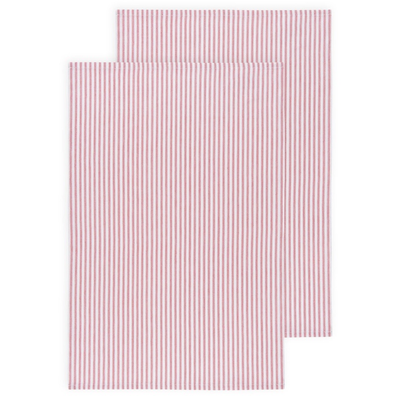 Red Glass Towels Set