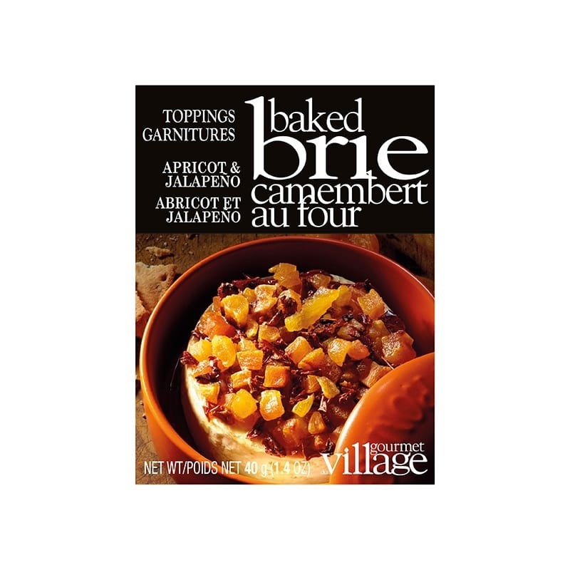 Apricot Jalapeno Brie Topping