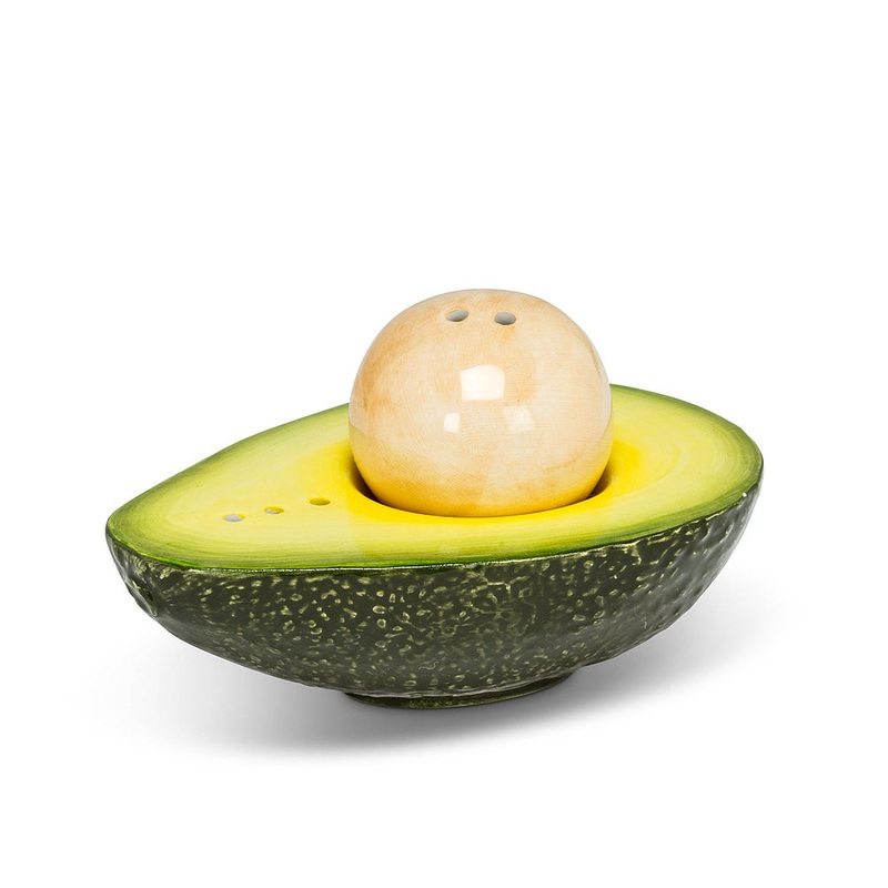 Avocado and Pit Salt & Pepper Shaker Set