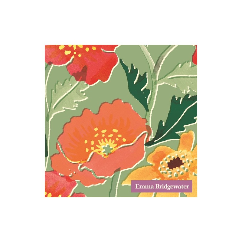 Cosmos and Poppies Paper Napkins - Cocktail