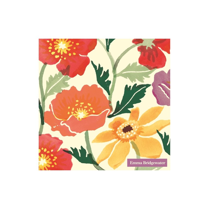 Cosmos and Poppies Paper Napkins - Lunch