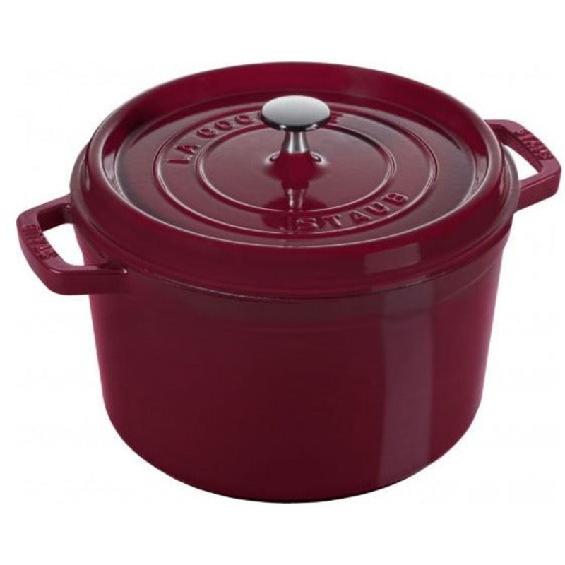 Staub 5 QT High Cocotte - Bordeaux
