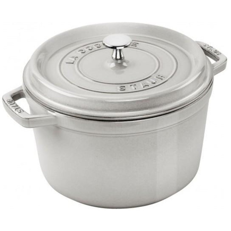 Staub 5 QT High Cocotte - Truffle