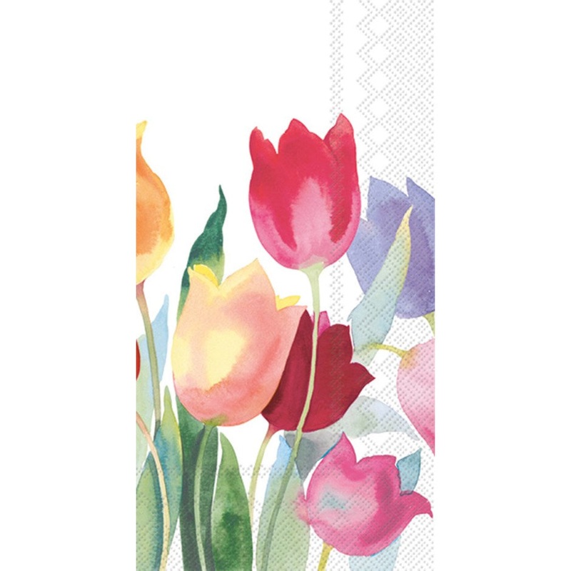 Tulips Paper Napkins - Dinner