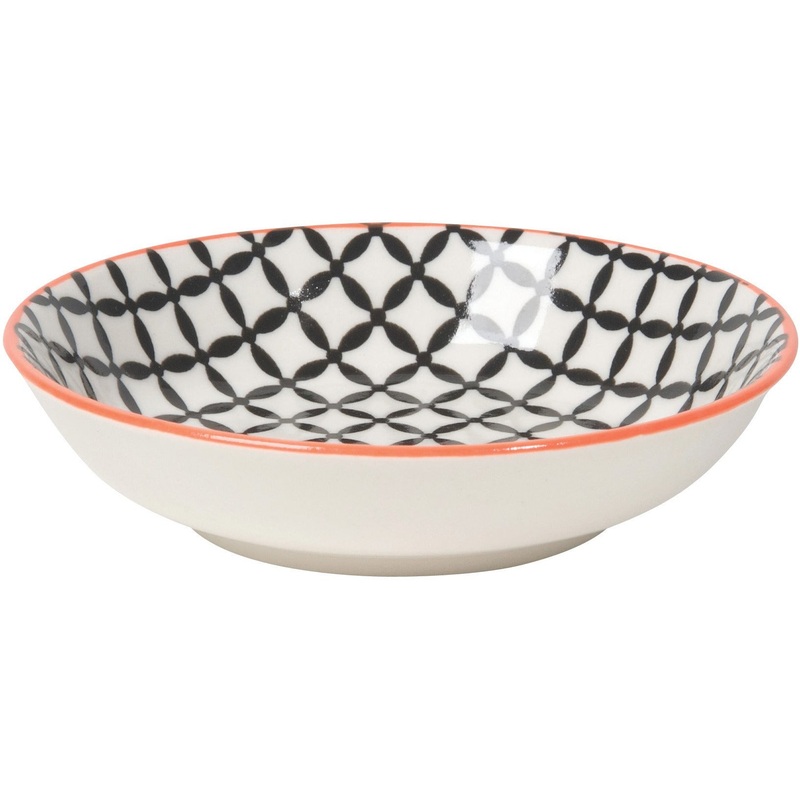 Black Lattice Pinch Dish