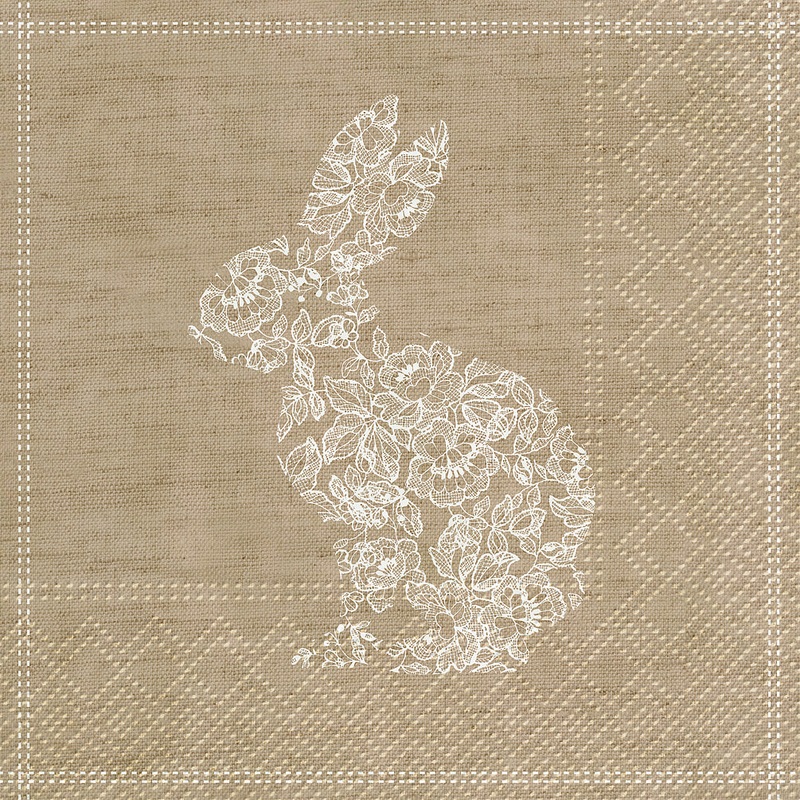 Bunny Paper Napkins - Lunch