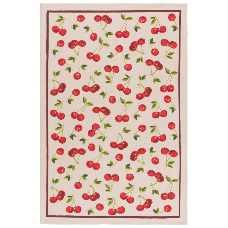 Cherries Tea Towel