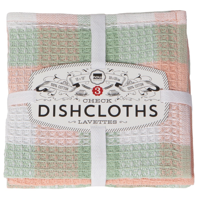 Dawn Check Dishcloths Set