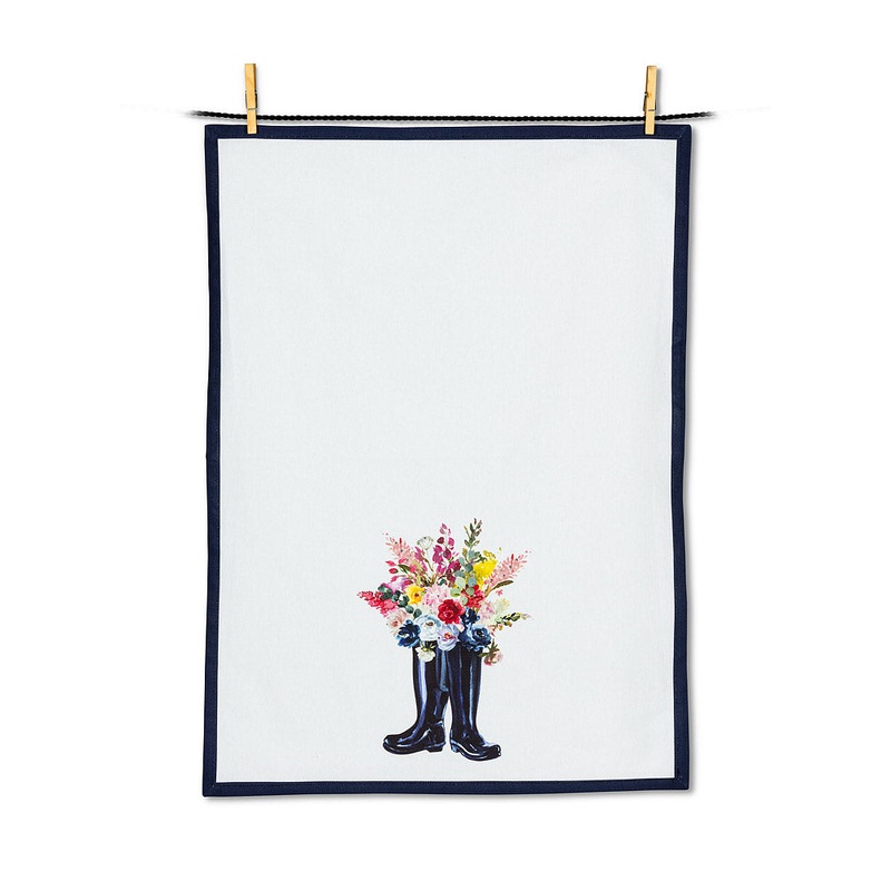 Rubber Boots Tea Towel