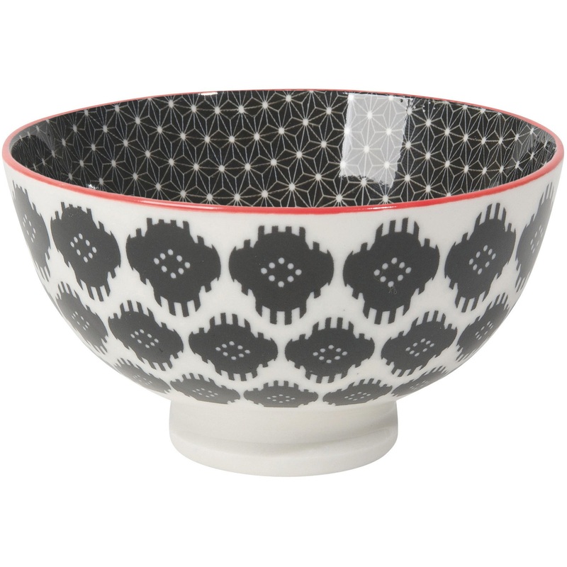 Small Black Ikat Bowl