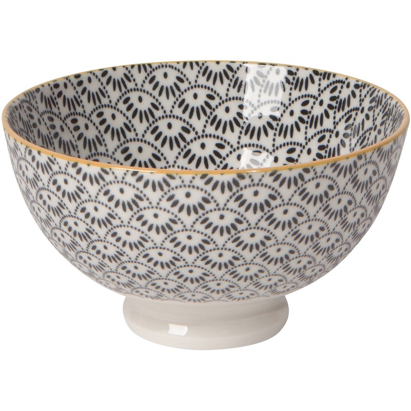 Small Dotted Scallop Bowl