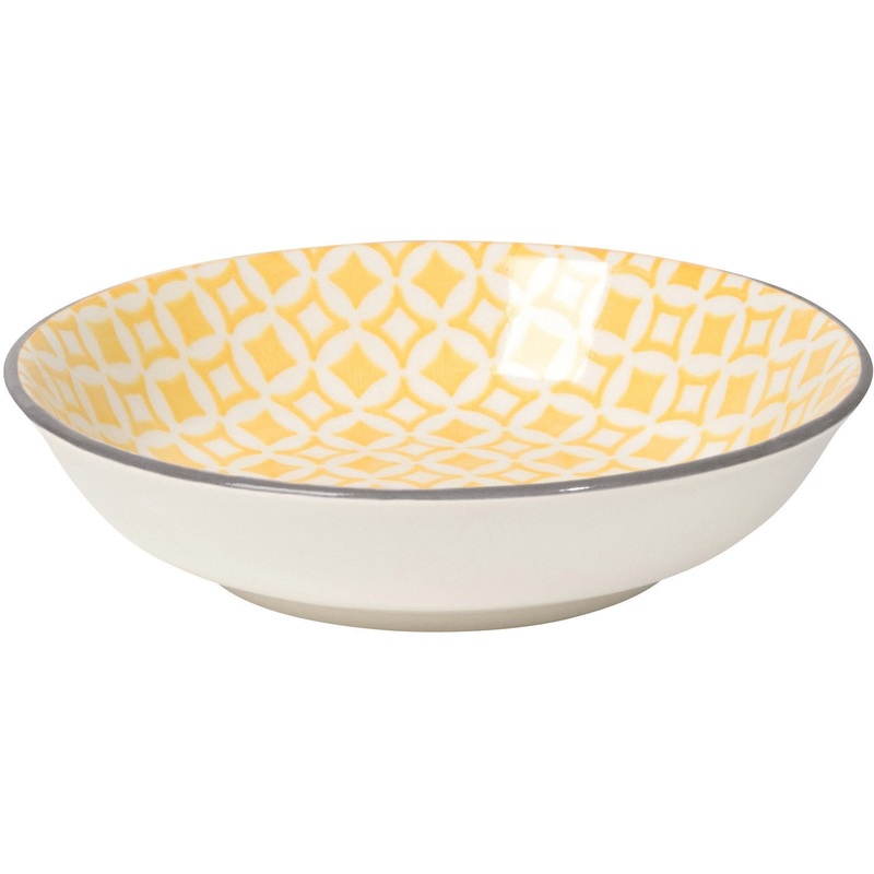 Yellow Diamonds Pinch Dish