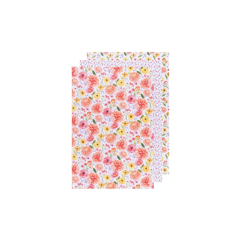 Cottage Floral Tea Towel Set
