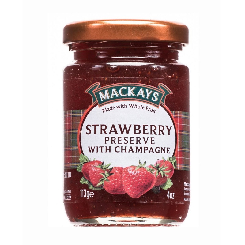 MacKays Strawberry Preserve with Champagne