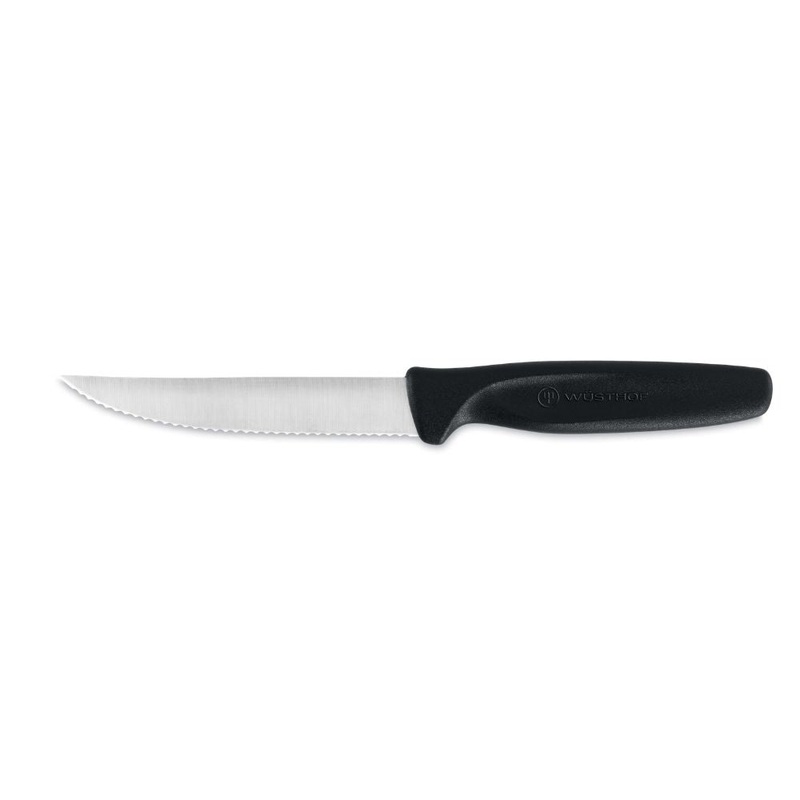 Wusthof Serrated Paring Knife - Black Plastic