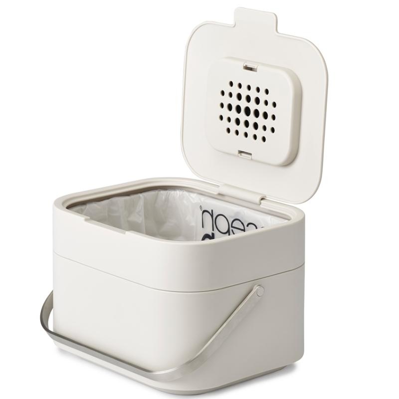 4L Compost Bin - Cream