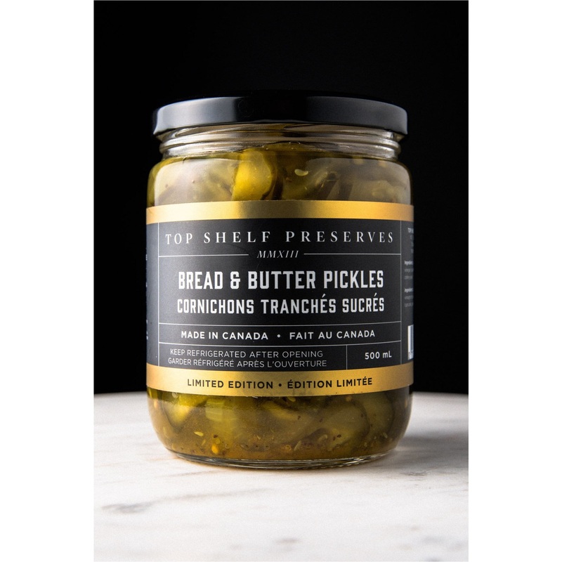 Top Shelf Preserves Bread & Butter Pickles