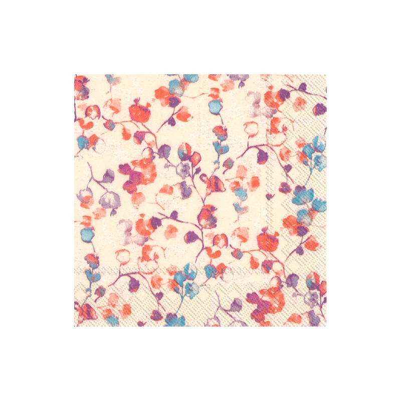 Veronika Cream Paper Napkins - Cocktail