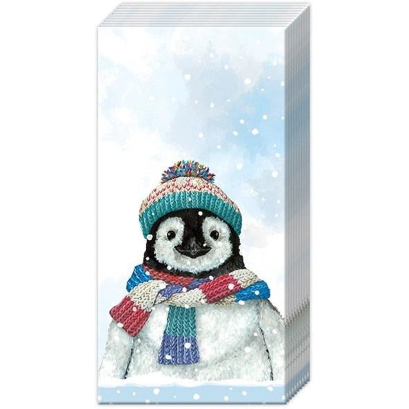 Winter Penguin Paper Tissues