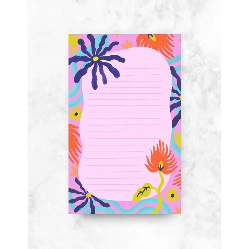 Fantasy Flowers Notepad