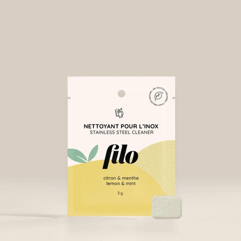 Filo Stainless Steel Lemon & Mint
