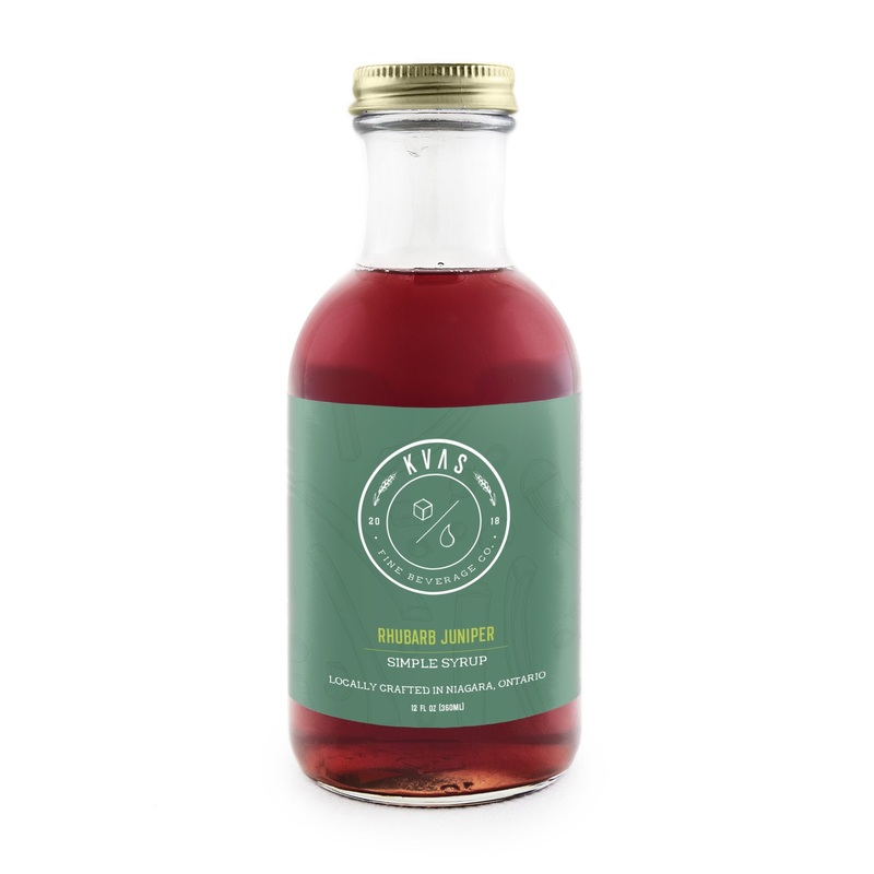 Kvas Syrup Rhubarb Juniper