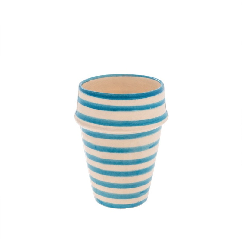 Moroccan Cup - Blue Stripes