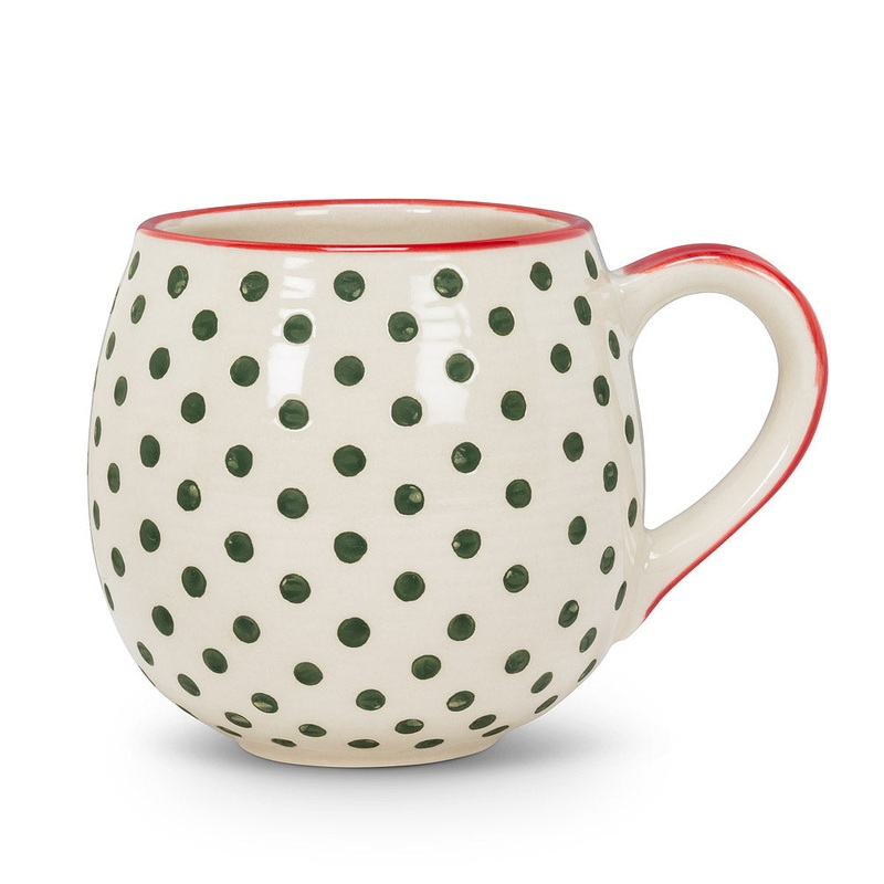 Mug with Green Dots