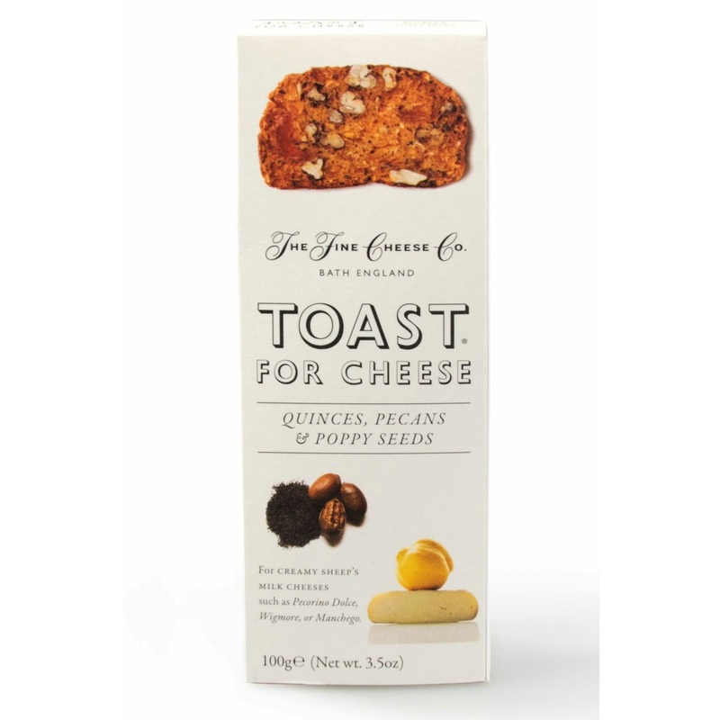 Quince, Pecan & Poppy Seed Toast for Cheese