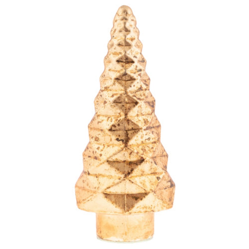 Small Gold Mercury Glass Tree
