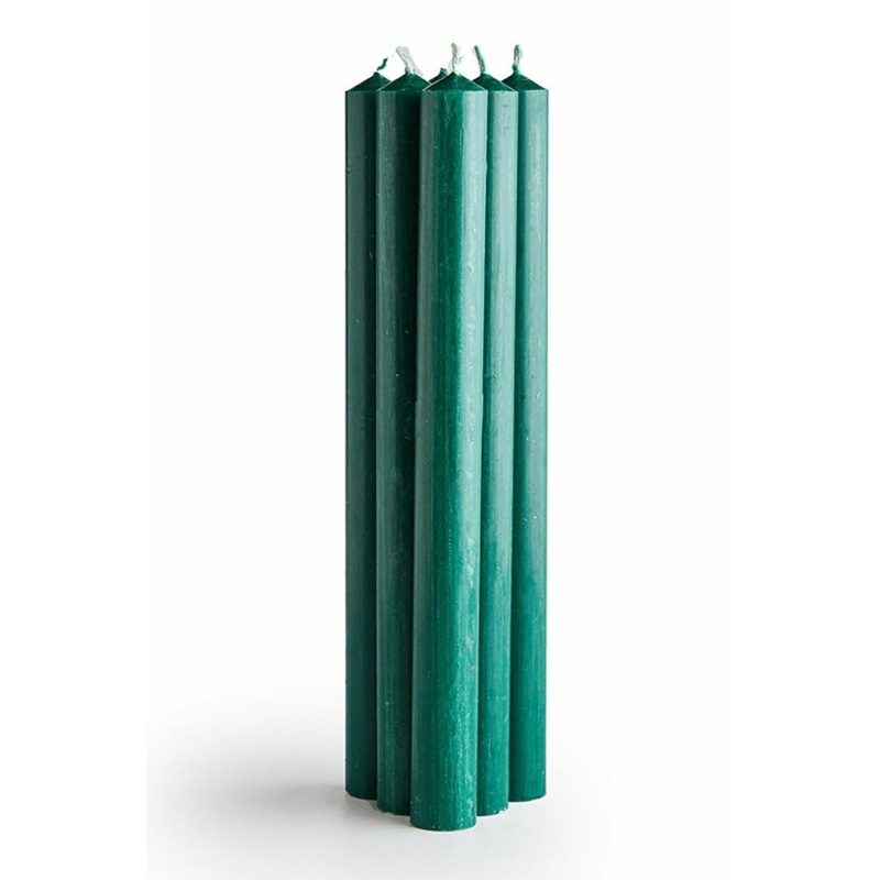 St Eval Taper Candle - Woodland Green