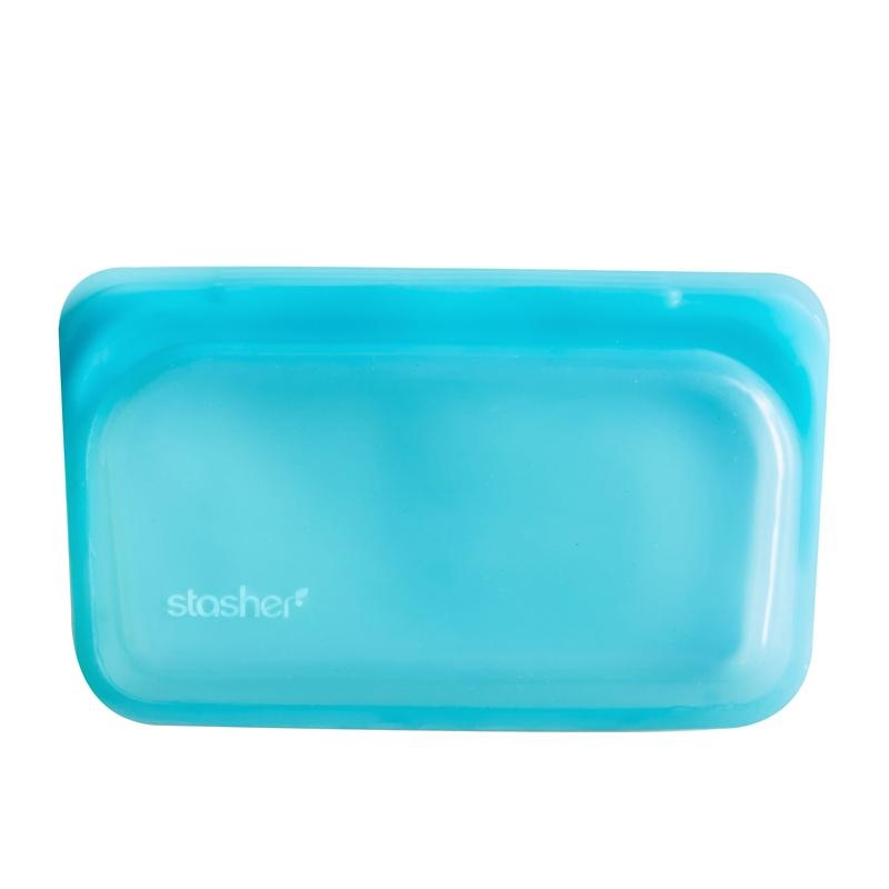 Stasher Snack Silicone Bag - Aqua