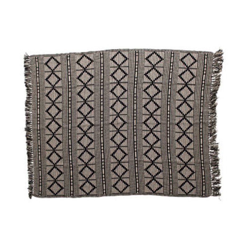 Cotton Fringed Throw