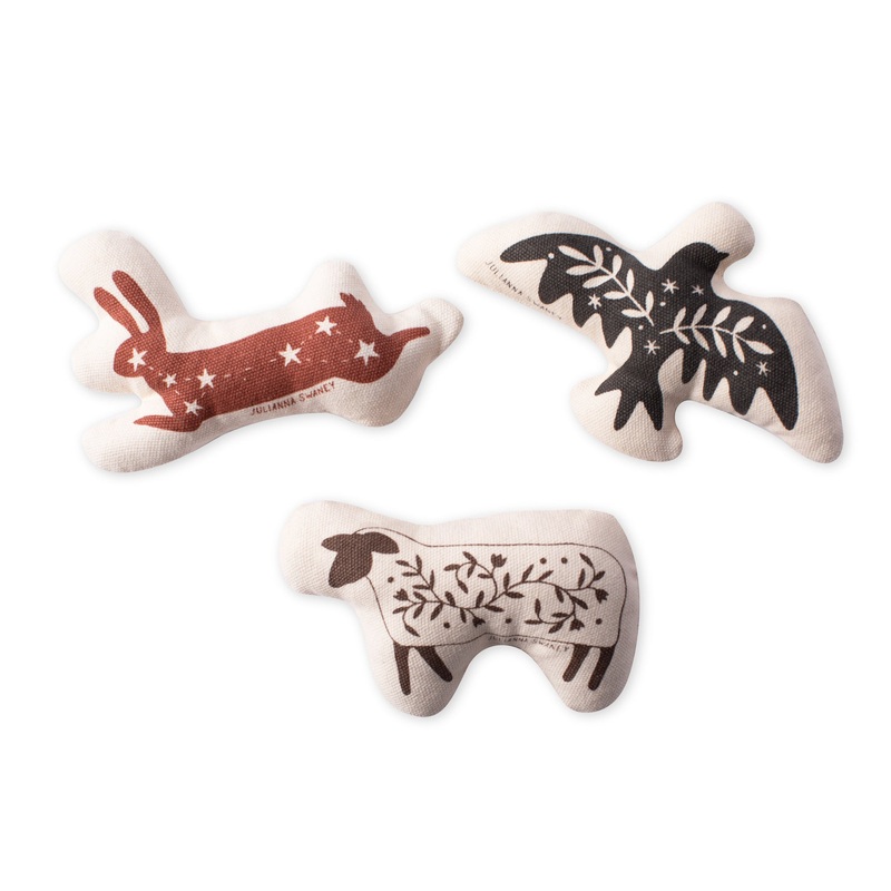 Folk Animal Mini Toy Set