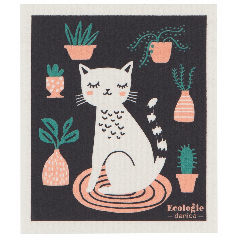 Swedish Dishcloth - Cat Nap