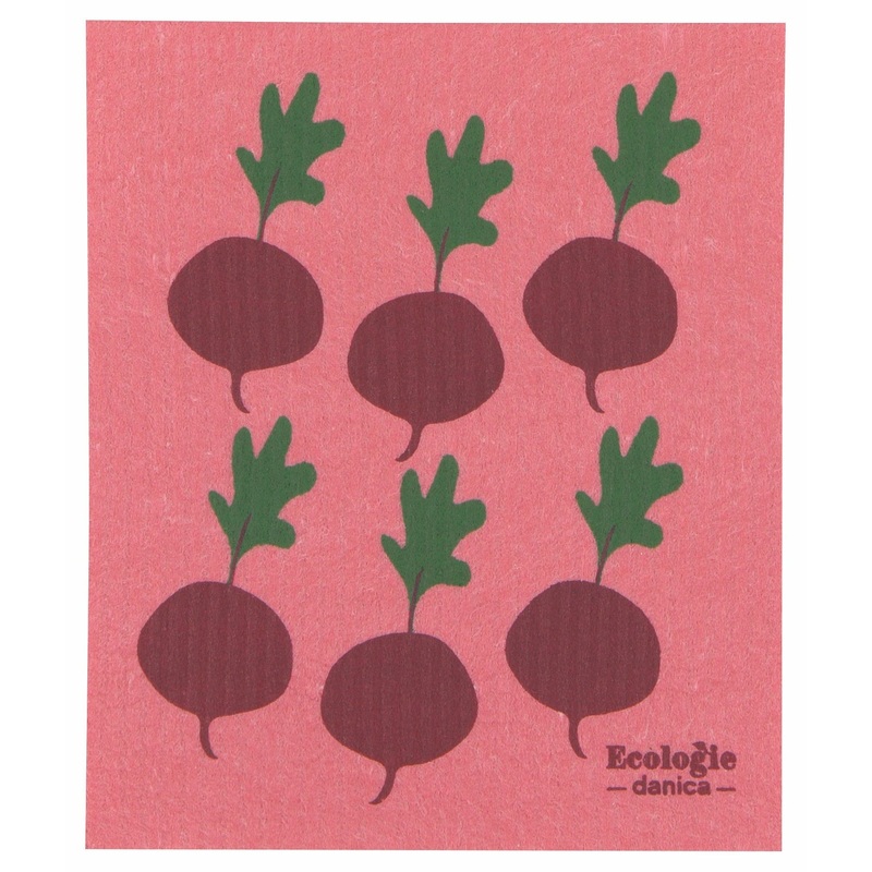 Swedish Dishcloth - Radishes