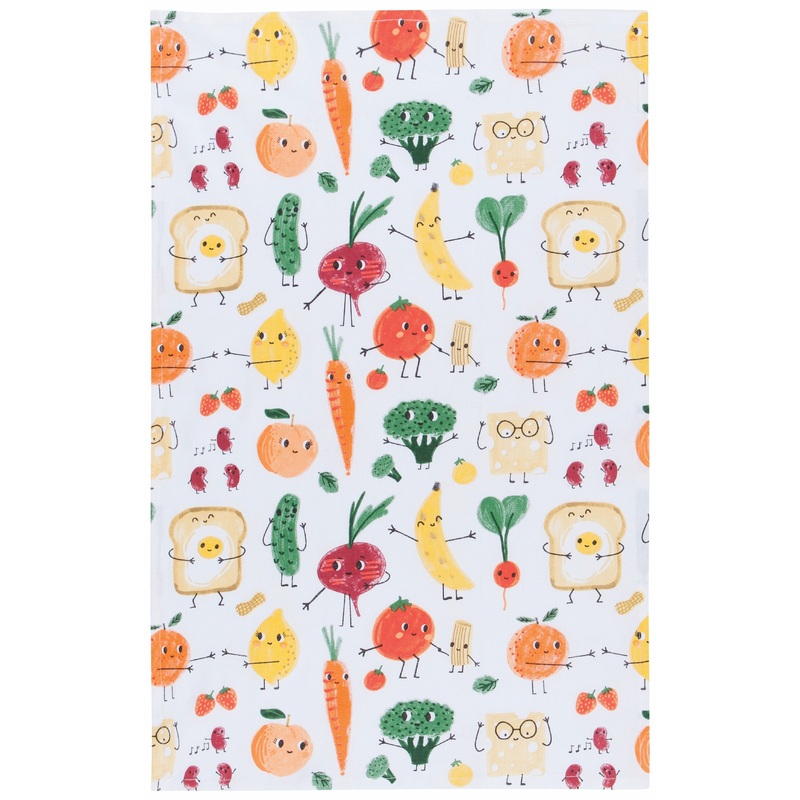 Tea Towel - Funny Food