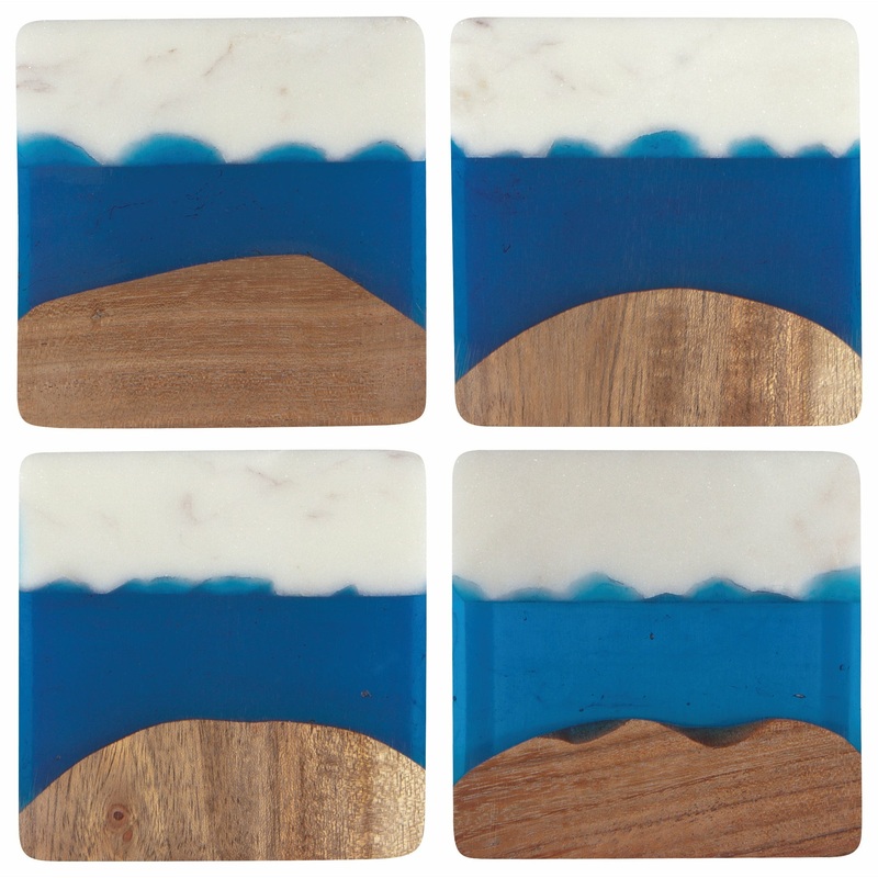 Coaster Set - Azure