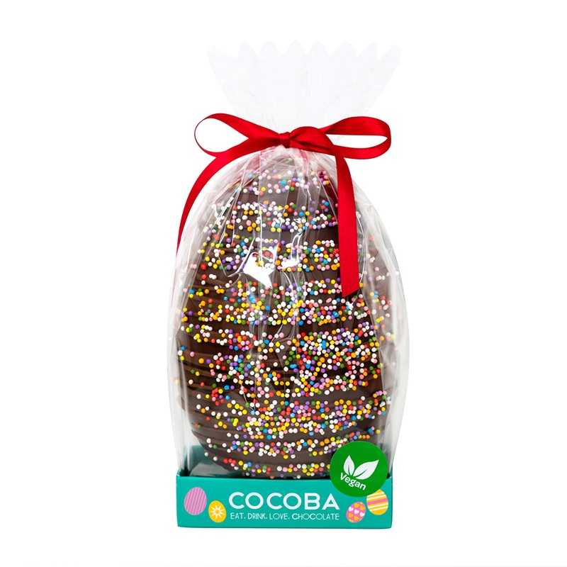 Cocoba Sprinkles Chocolate Easter Egg - Vegan