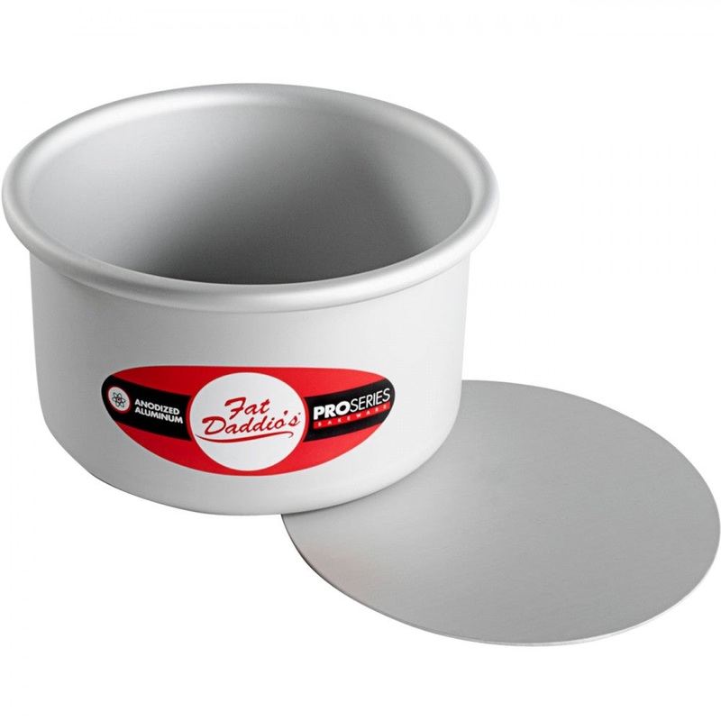 Fat Daddio's 5" x 3" Round Removable Bottom Cake Pan